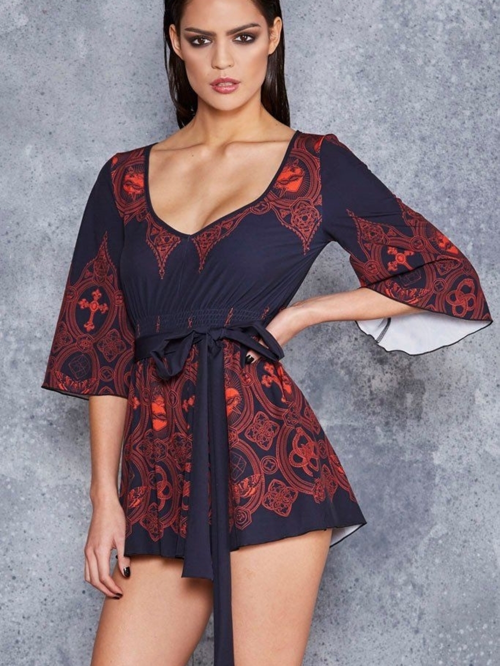 Limited Invocation Kimono Playsuit